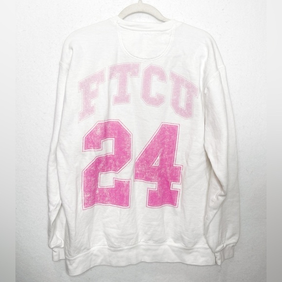 Nicki Minaj 2024 Gag City White Crewneck Pink Friday 2 World Tour Sweatshirt - Picture 6 of 7